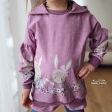 Schnittmuster *Girls Sweater Robin* #Hoodie Gr. 80-176 - Sewando