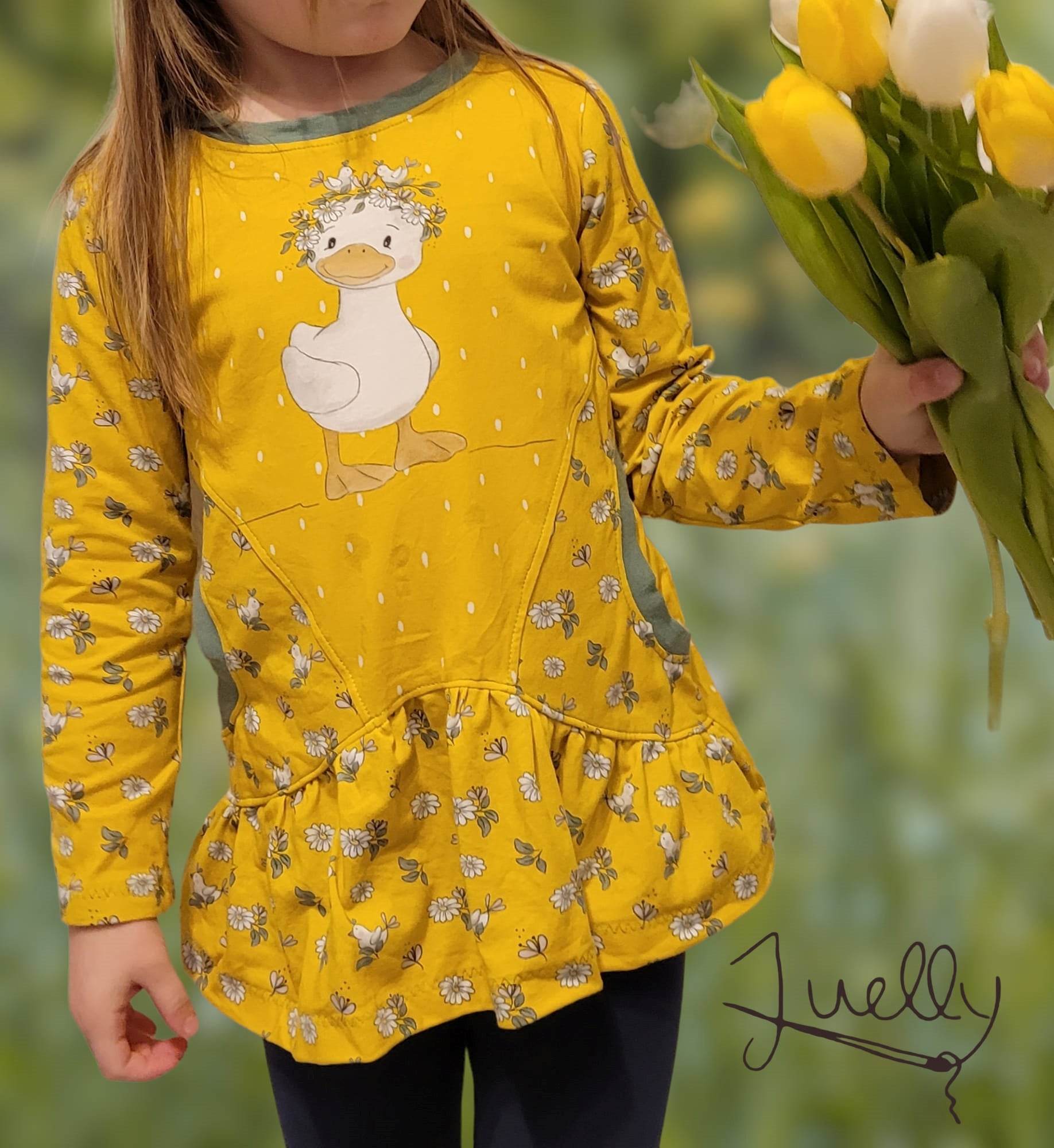 Schnittmuster Pullover/ Kleid Applepie Gr. 80 bis 152 - Sewando
