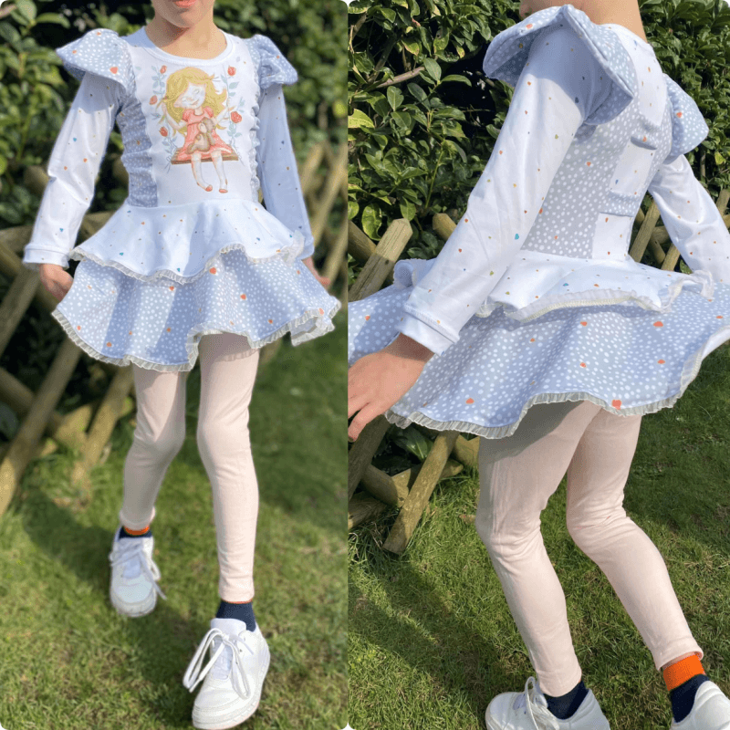 Schnittmuster Kleid AppleJuicy Gr. 80 bis 152 - Sewando
