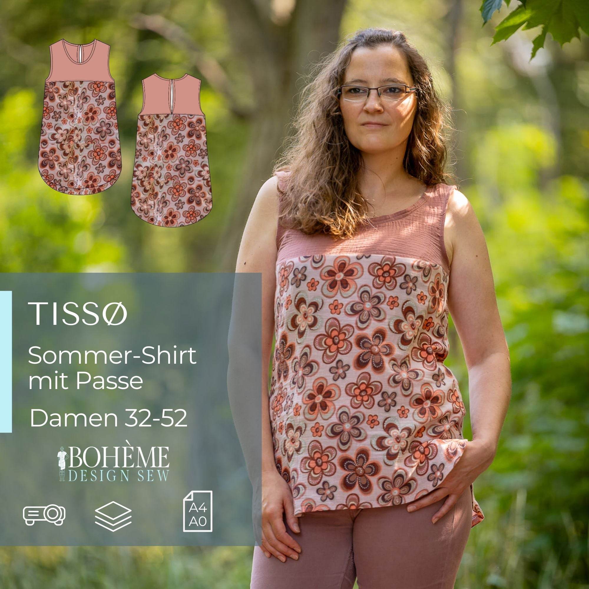 TISSØ.top | Damen | 32-52 | Schnitt : - Sewando
