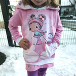 Schnittmuster *Girls Sweater Robin* #Hoodie Gr. 80-176 - Sewando