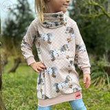 Schnittmuster Pullover kalte Falten Brise