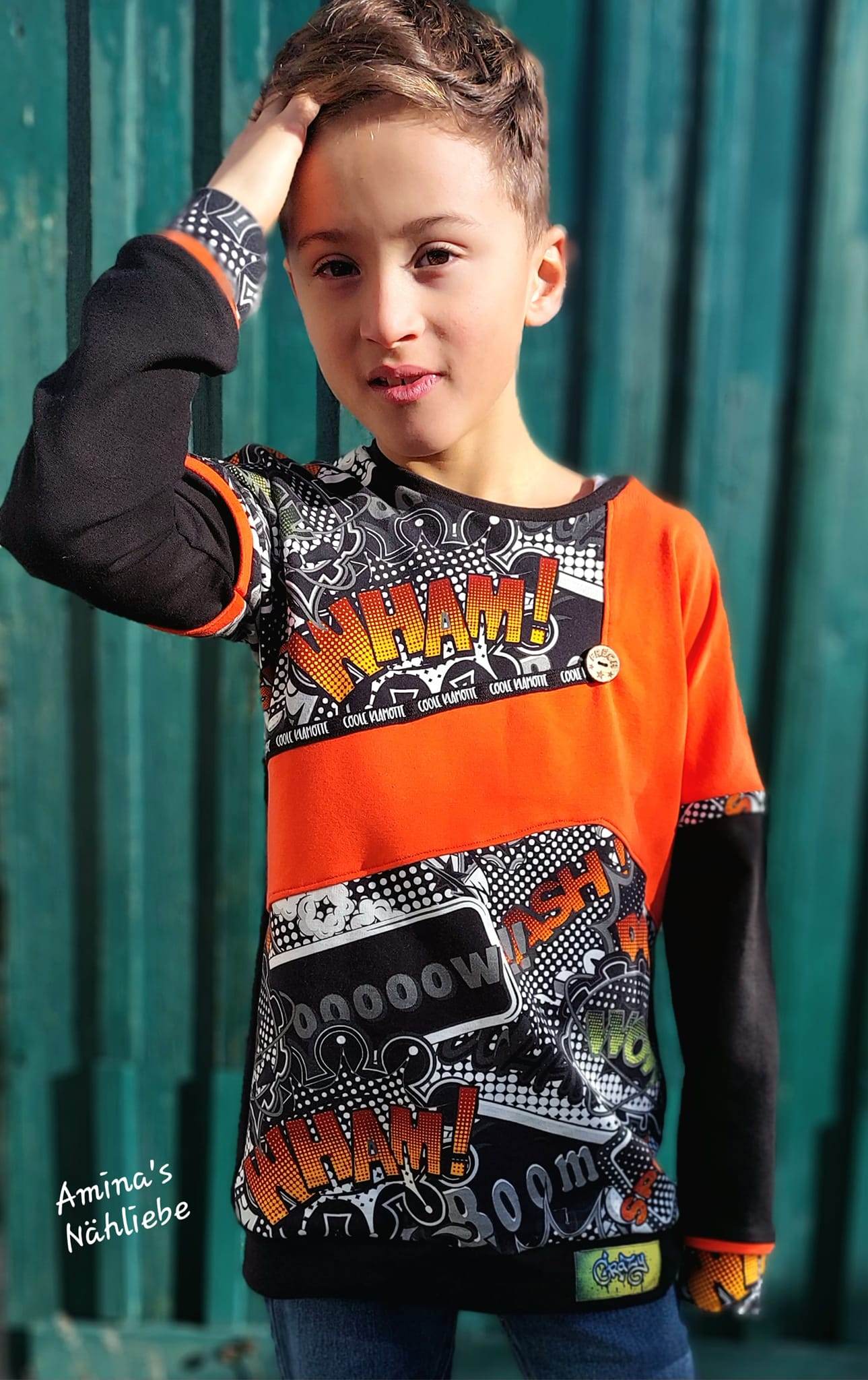 Schnittmuster Boys Sweater Robin für Jungen Gr. 80-176 - Sewando