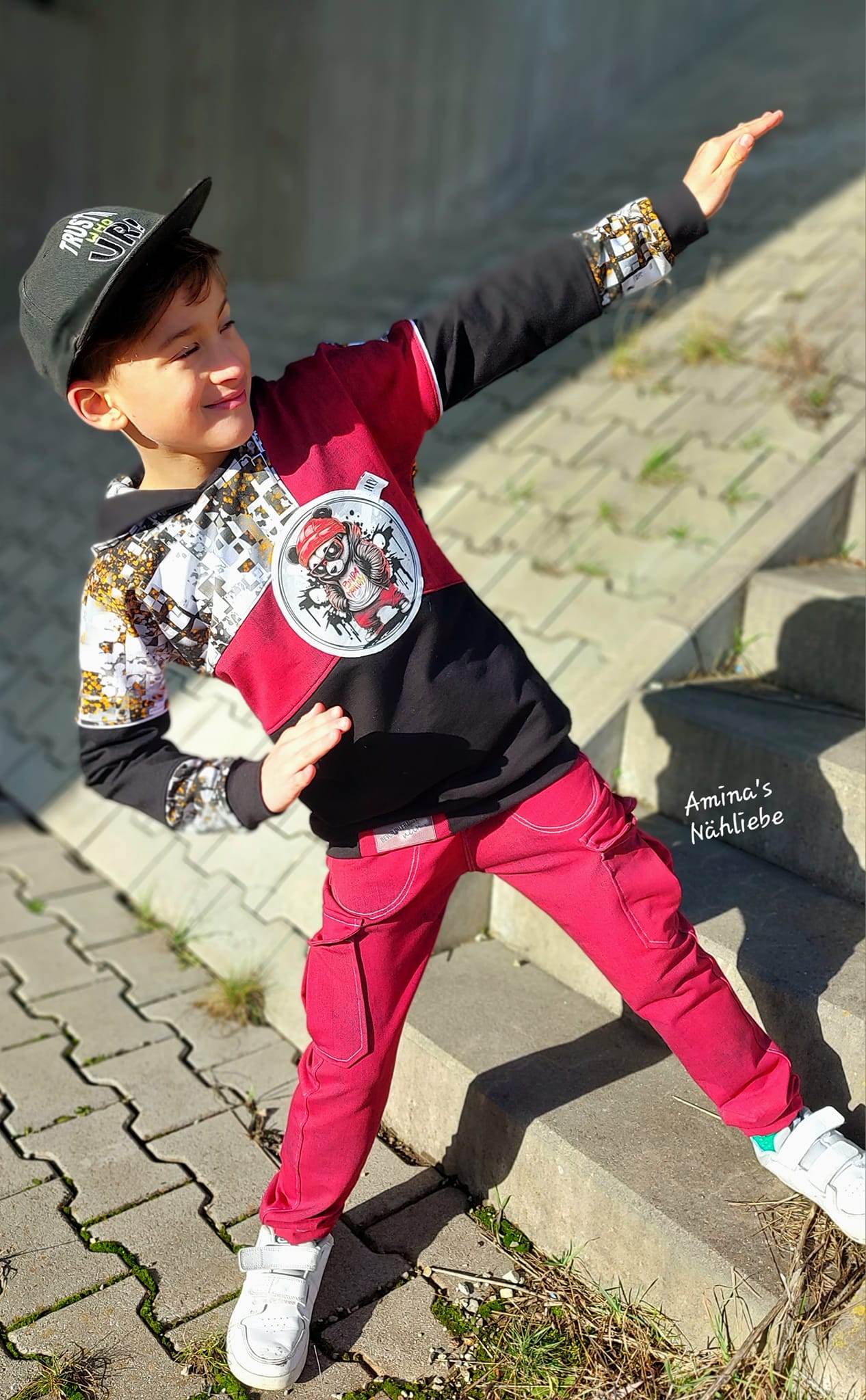 Schnittmuster *Boys Sweater Robin* #Hoodie Gr. 80-176 - Sewando