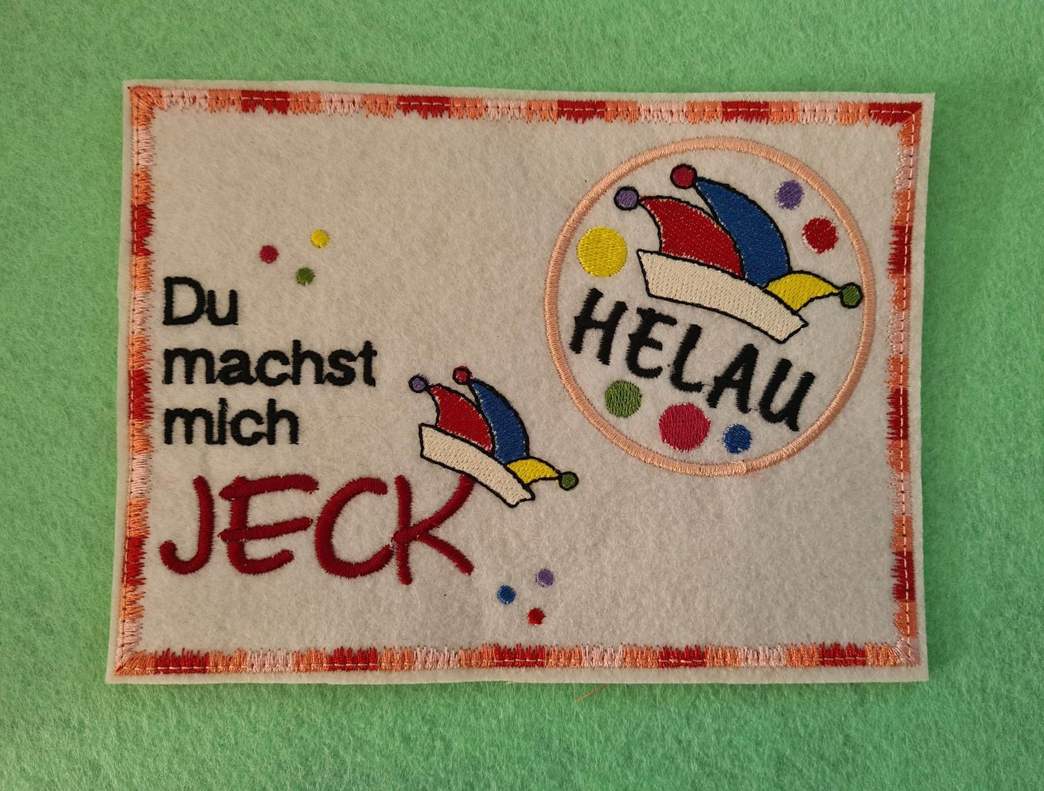 Stickdatei - Button ALAAF & HELAU - Sewando
