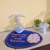 5x Stickdatei "Österchen" ITH Eirug mit Spruch