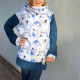 Schnittmuster Pullover kalte Falten Brise