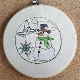 Stickdatei - Winterkranz (Single Line) - Sewando