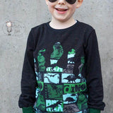 PASST GARANTIE SPLASH Sweater/ Hoodie Gr. 110-140 mit 2 Kapuzen & Halsbündchen - DIN A0 für Beamer geeignet - Sewando