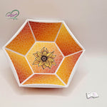 Digiset Blütenkreis, Digistamp, Digipaper, Plotterdatei, Sublimation, Druck - Sewando