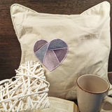 8x Stickdatei "Tiffanyherz" Vollstick und Patchwork