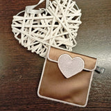 9x Stickdatei "Herz MTA" ITH Täschchen mit Applikation