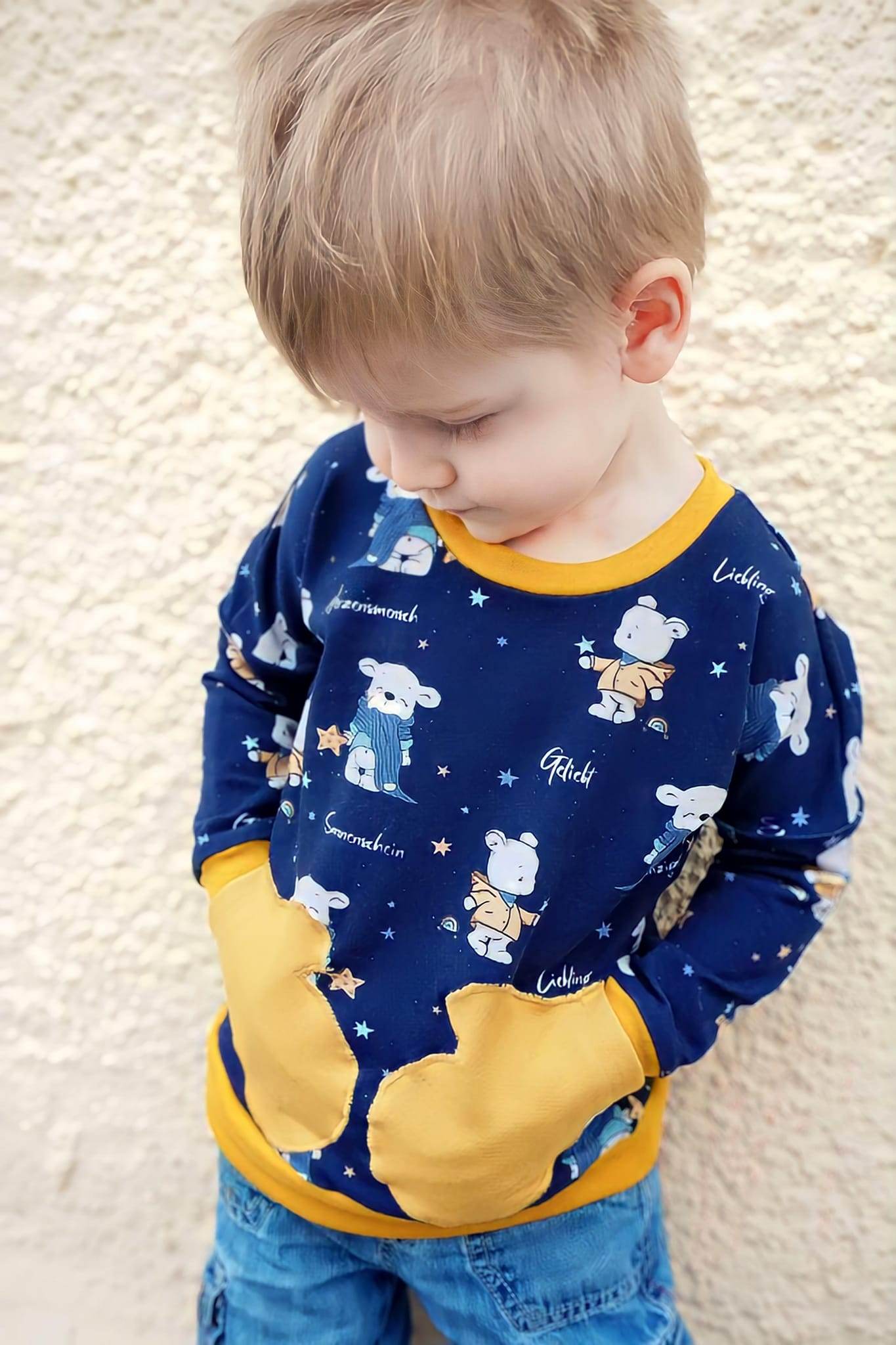 Schnittmuster Boys Sweater Robin für Jungen Gr. 80-176 - Sewando