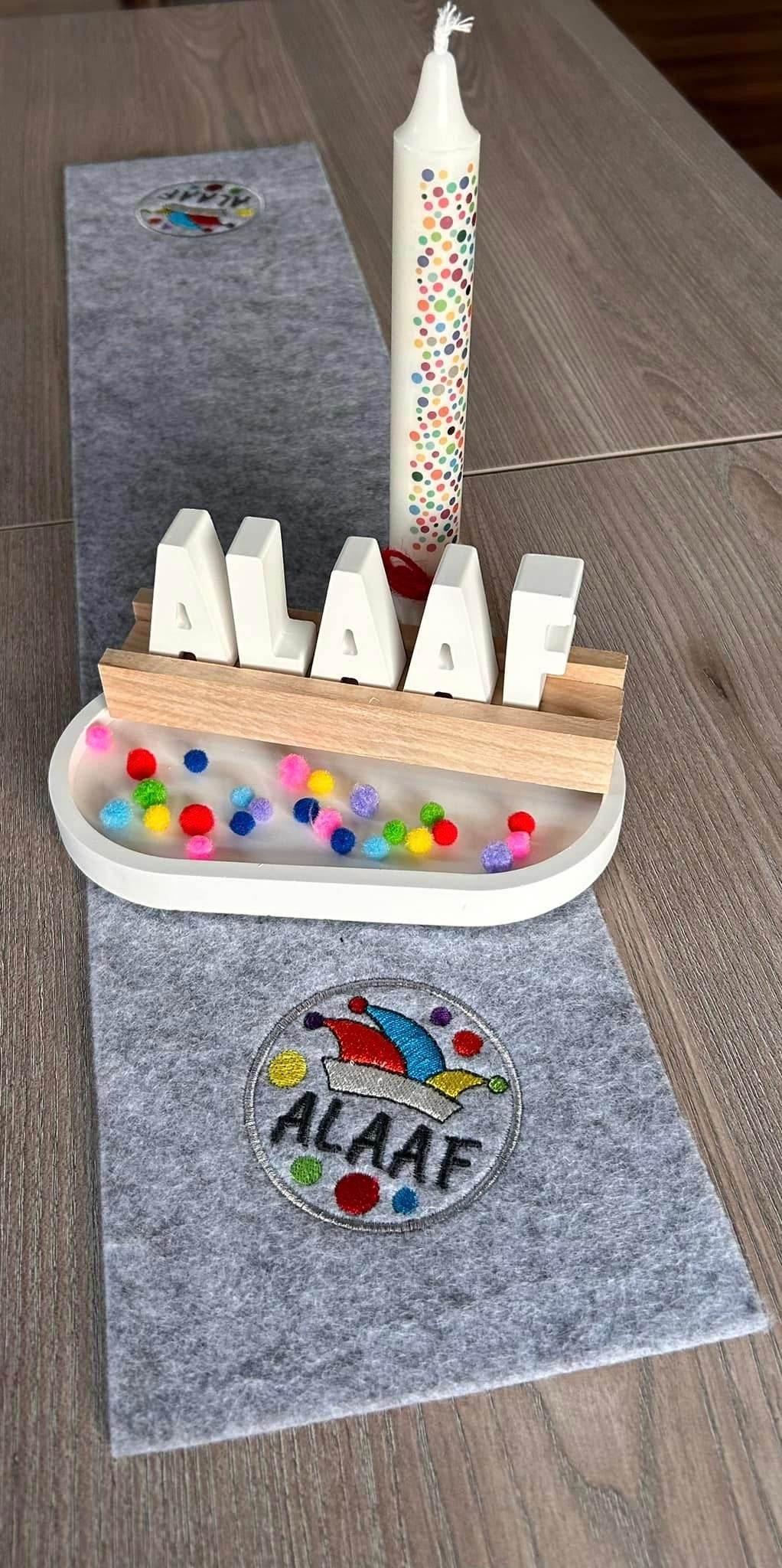 Stickdatei - Button ALAAF & HELAU - Sewando