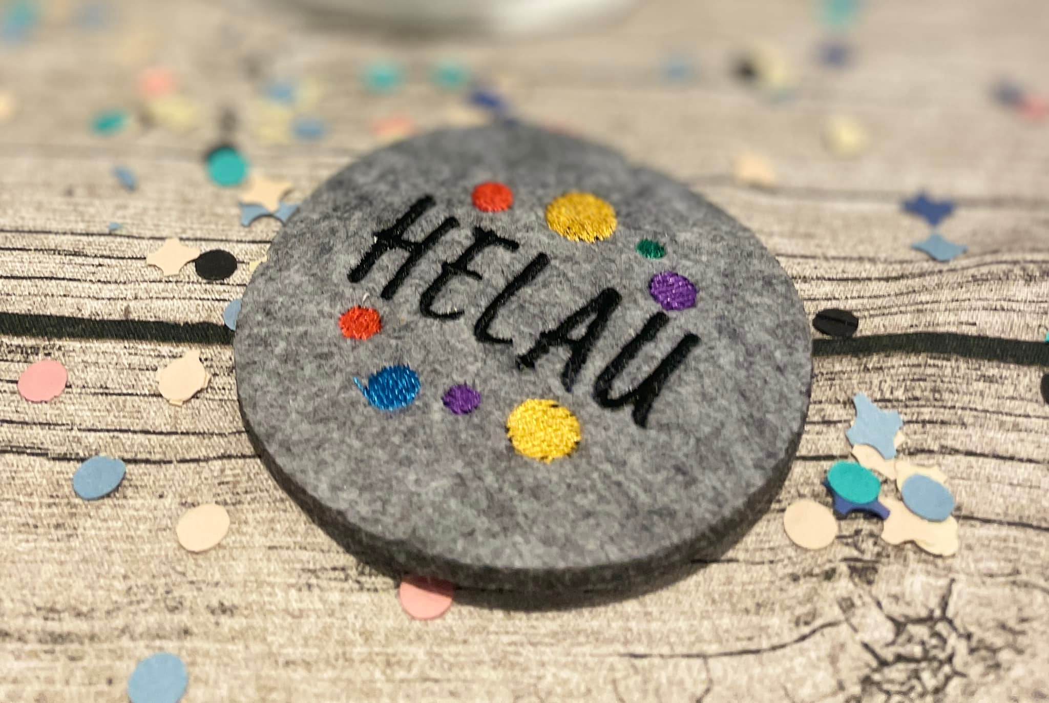 Stickdatei - Button ALAAF & HELAU - Sewando