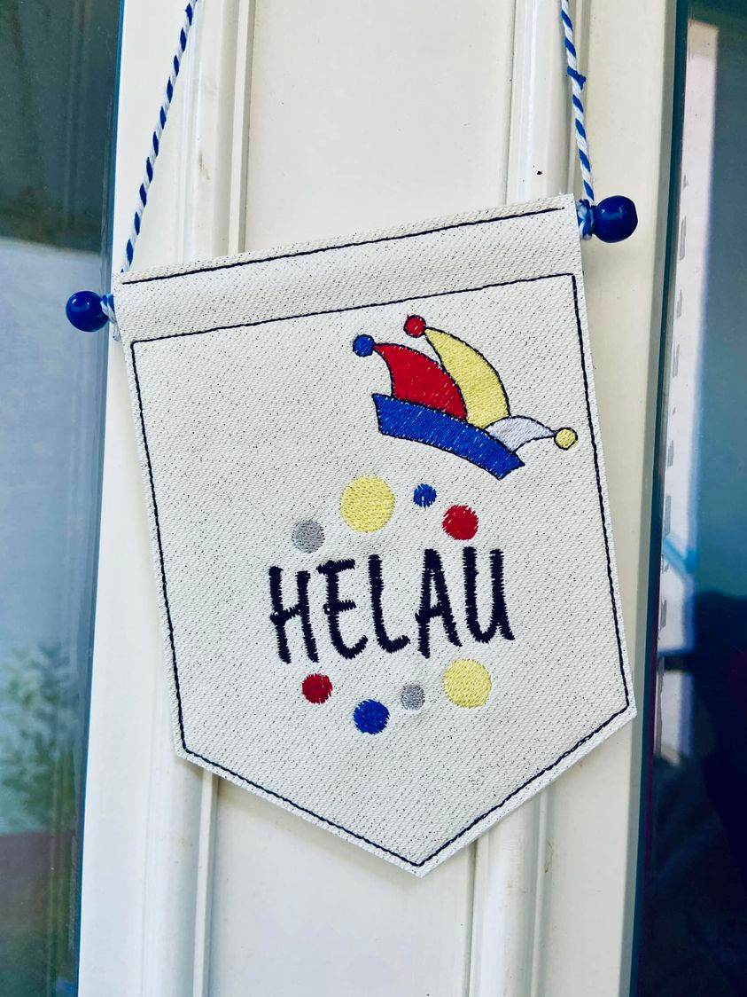Stickdatei - Button ALAAF & HELAU - Sewando