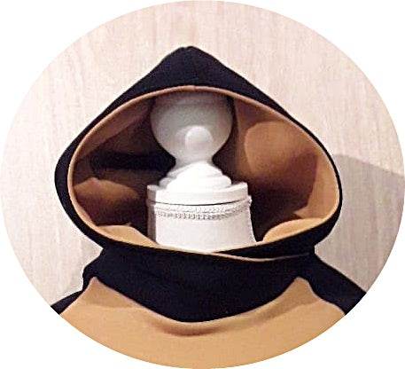 Schnittmuster+Nähanleitung Wickelkapuze ADD ON XS - XXL : - Sewando