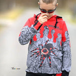 PASST GARANTIE SPLASH Sweater/ Hoodie Gr. 74-140 mit 2 Kapuzen & Halsbündchen - DIN A0 für Beamer geeignet - Sewando