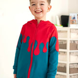 DIN A4 SPLASH Sweatjacke für 105cm-140cm Körpergröße PASSFORMGARANTIE - Sewando