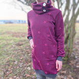 Schnittmuster Pullover kalte Falten Brise