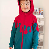 DIN A4 SPLASH Sweatjacke für 105cm-140cm Körpergröße PASSFORMGARANTIE - Sewando