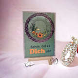Digiset Blütenkreis, Digistamp, Digipaper, Plotterdatei, Sublimation, Druck - Sewando