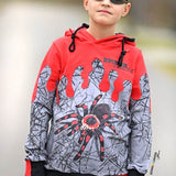 PASST GARANTIE SPLASH Sweater/ Hoodie Gr. 74-140 mit 2 Kapuzen & Halsbündchen - DIN A0 für Beamer geeignet - Sewando
