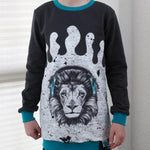 PASST GARANTIE SPLASH Sweater/ Hoodie Gr. 74-104 mit 2 Kapuzen & Halsbündchen - DIN A0 für Beamer geeignet - Sewando