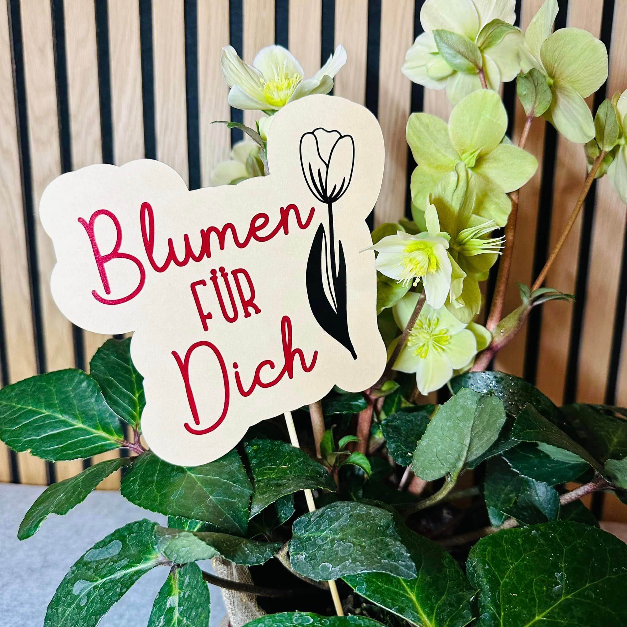 Plotterdatei Blumengruß - Sewando