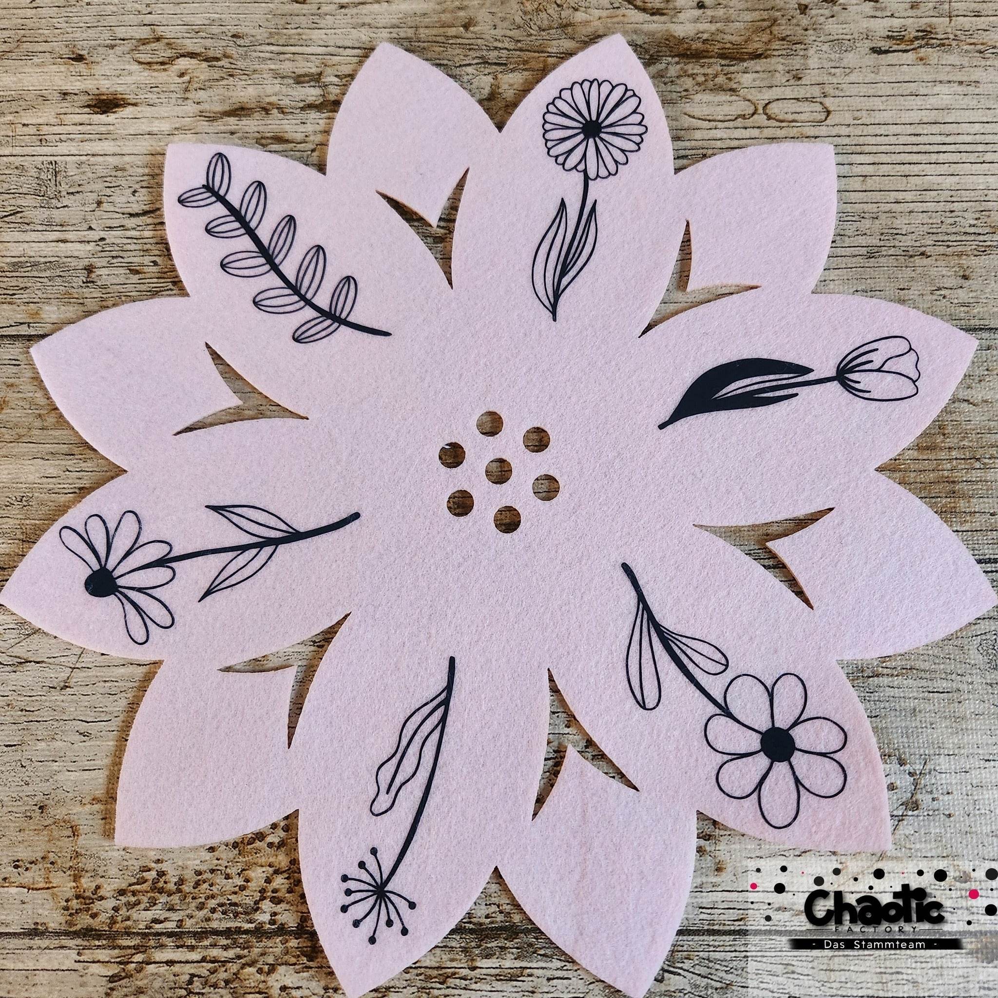 Plotterdatei Blumengruß - Sewando