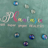 Stickdatei Spruch - Phantasie hilft super gegen Realität - Sewando