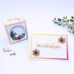 Digiset Blütenkreis, Digistamp, Digipaper, Plotterdatei, Sublimation, Druck - Sewando