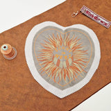 6x Stickdatei "Sonnenblume" leichter Vollstick