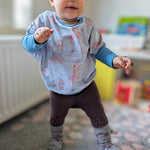 Schnittmuster Drüberziehding Baby Onepiece-Shirt Größe 50-98 - Sewando