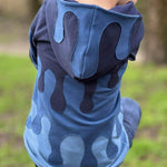 PASST GARANTIE SPLASH Sweater/ Hoodie Gr. 110-140 mit 2 Kapuzen & Halsbündchen - DIN A0 für Beamer geeignet - Sewando