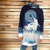 Schnittmuster Pullover kalte Falten Brise