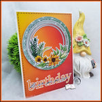 Digiset Blütenkreis, Digistamp, Digipaper, Plotterdatei, Sublimation, Druck - Sewando