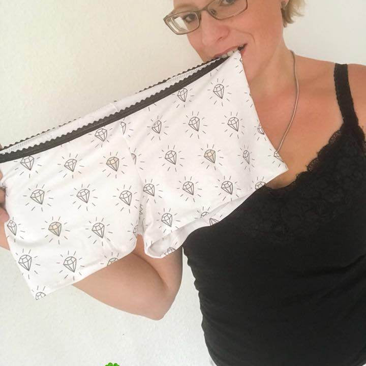 Schnittmuster Lulu Girlyshorts Unterwäsche Gr. 32-50 - Sewando