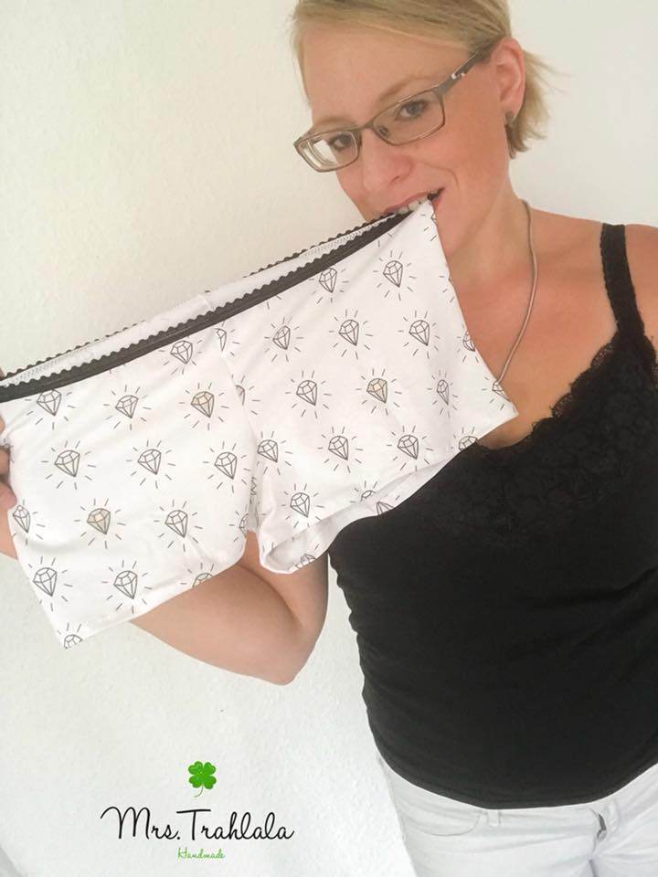 Schnittmuster Lulu Girlyshorts Unterwäsche Gr. 32-50 - Sewando