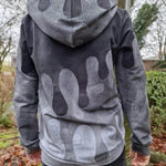 PASST GARANTIE SPLASH Sweater/ Hoodie Gr. 74-140 mit 2 Kapuzen & Halsbündchen - DIN A0 für Beamer geeignet - Sewando