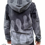 PASST GARANTIE SPLASH Sweater/ Hoodie Gr. 74-140 mit 2 Kapuzen & Halsbündchen - DIN A0 für Beamer geeignet - Sewando