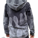 PASST GARANTIE SPLASH Sweater/ Hoodie Gr. 74-140 mit 2 Kapuzen & Halsbündchen - DIN A0 für Beamer geeignet - Sewando