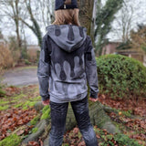 PASST GARANTIE SPLASH Sweater/ Hoodie Gr. 74-104 mit 2 Kapuzen & Halsbündchen - DIN A0 für Beamer geeignet - Sewando