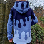 PASST GARANTIE SPLASH Sweater/ Hoodie Gr. 74-140 mit 2 Kapuzen & Halsbündchen - DIN A0 für Beamer geeignet - Sewando
