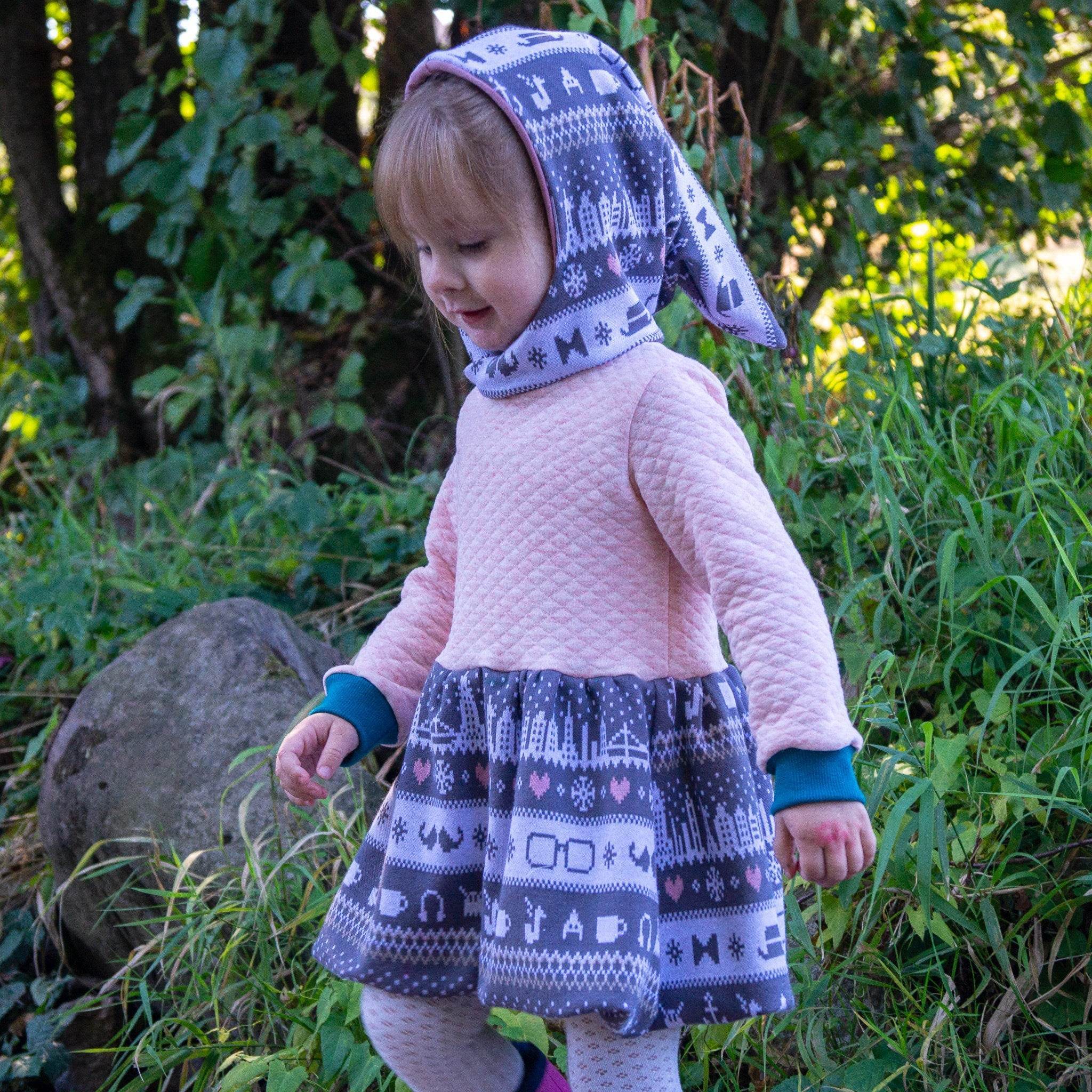 Schnittmuster Herbstzauber Kleid/ Tunika/ Schößchenshirt Größe 56-164 - Sewando