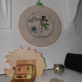 Stickdatei - Winterkranz (Single Line) - Sewando
