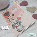 Digiset Amy, Digistamp, Digipaper, Plotterdatei, Sublimation, Druck - Sewando