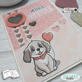 Digiset Amy, Digistamp, Digipaper, Plotterdatei, Sublimation, Druck - Sewando