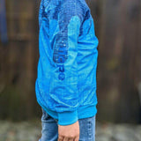 PASST GARANTIE SPLASH Sweater/ Hoodie Gr. 74-104 mit 2 Kapuzen & Halsbündchen - DIN A0 für Beamer geeignet - Sewando