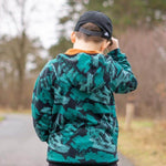 DIN A4 SPLASH Sweatjacke für 105cm-140cm Körpergröße PASSFORMGARANTIE - Sewando